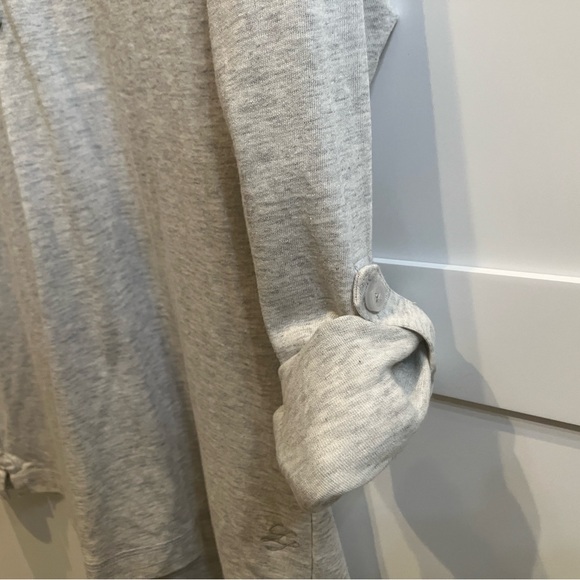 Women’s Linksoul long sleeve golf polo Heather grey medium - Picture 5 of 5